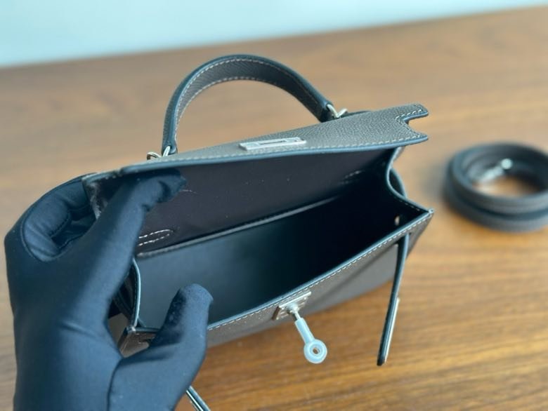 Hermès Kelly Mini 20 в коже Epsom фото 2