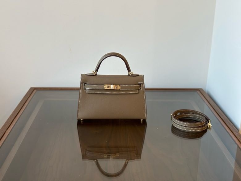 Hermès Kelly Mini 20 в коже Epsom фото 3