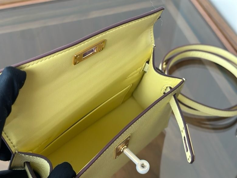 Hermès Kelly Mini 20 в коже Epsom фото 3
