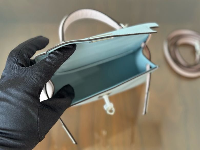 Hermès Kelly Mini 20 в коже Epsom фото 3