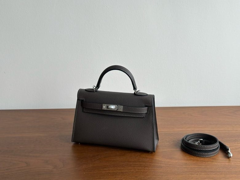 Hermès Kelly Mini 20 в коже Epsom фото 3
