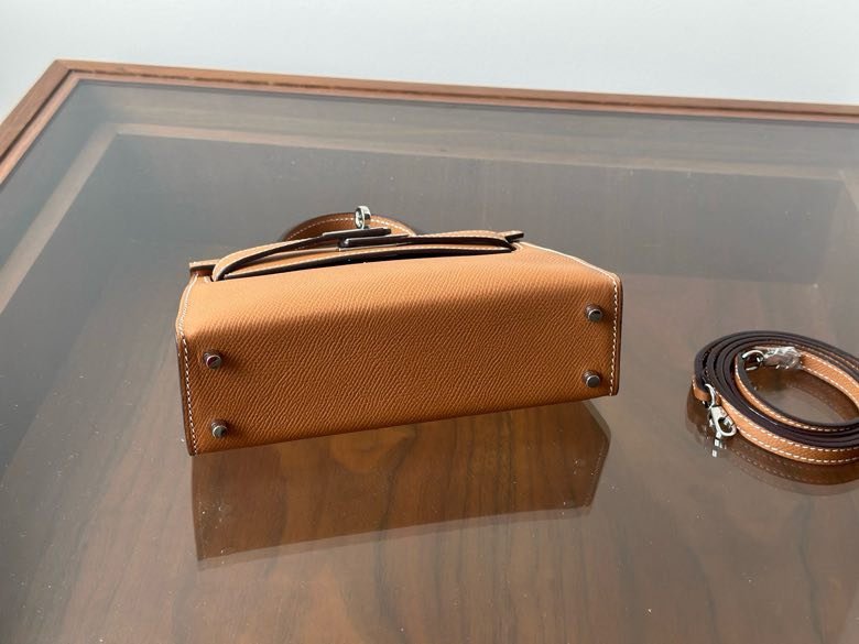 Hermès Kelly Mini 20 в коже Epsom фото 3