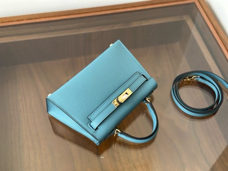 Hermès Kelly Mini 20 в коже Epsom фото 4