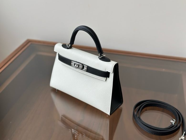 Hermès Kelly Mini 20 в коже Epsom фото 4