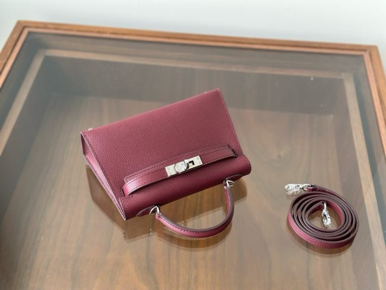 Hermès Kelly Mini 20 в коже Epsom фото 4