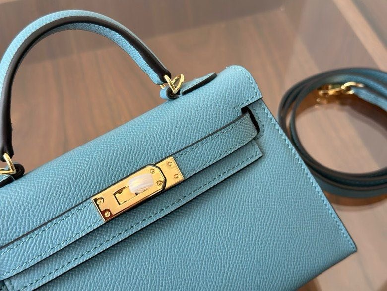 Hermès Kelly Mini 20 в коже Epsom фото 5