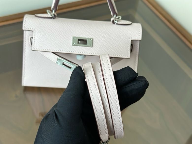 Hermès Kelly Mini 20 в коже Epsom фото 5