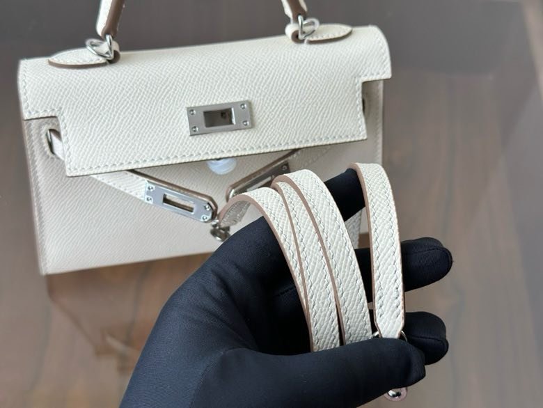Hermès Kelly Mini 20 в коже Epsom фото 5