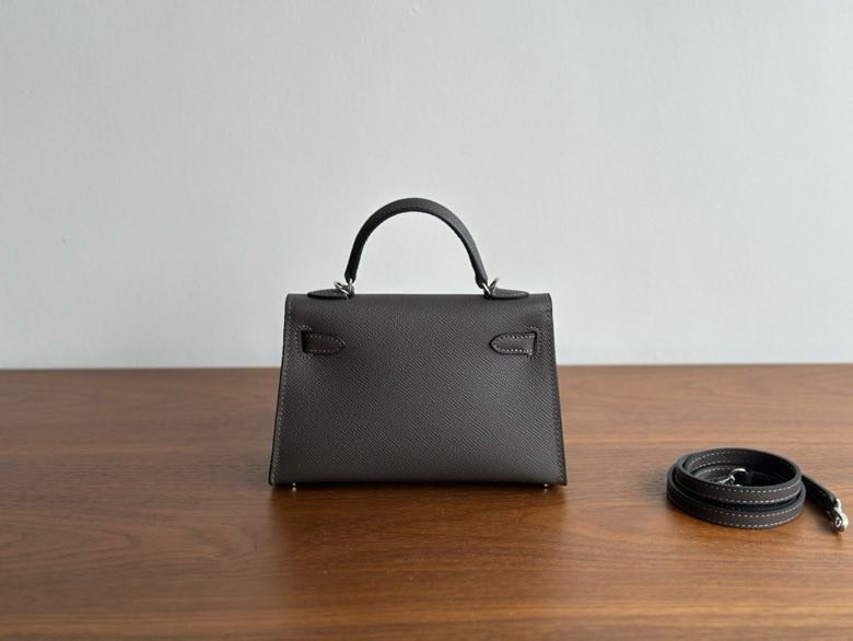 Hermès Kelly Mini 20 в коже Epsom фото 5