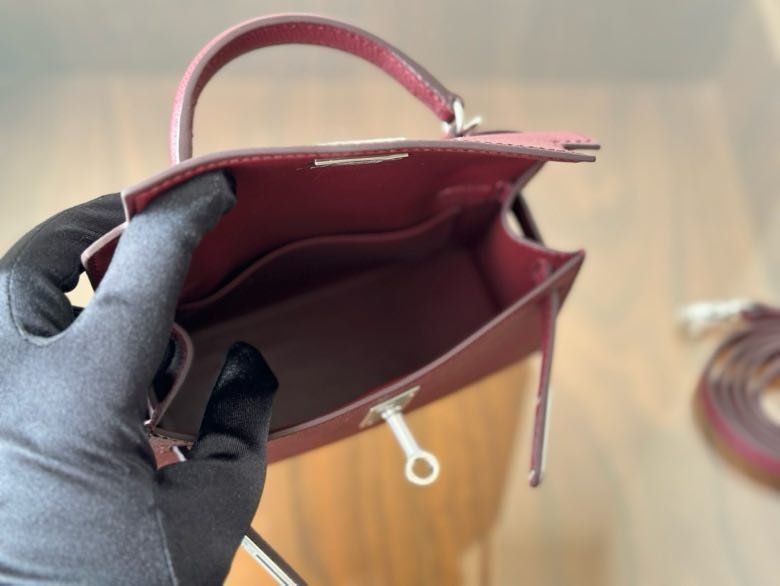 Hermès Kelly Mini 20 в коже Epsom фото 5