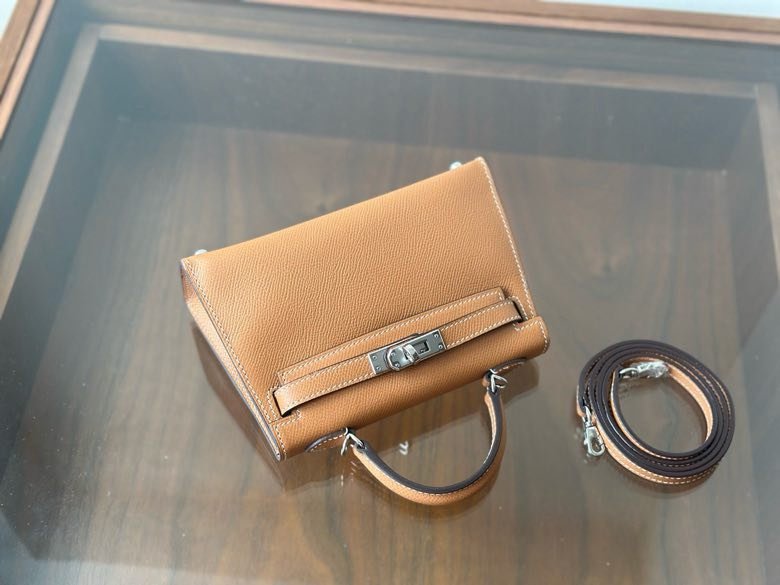 Hermès Kelly Mini 20 в коже Epsom фото 5