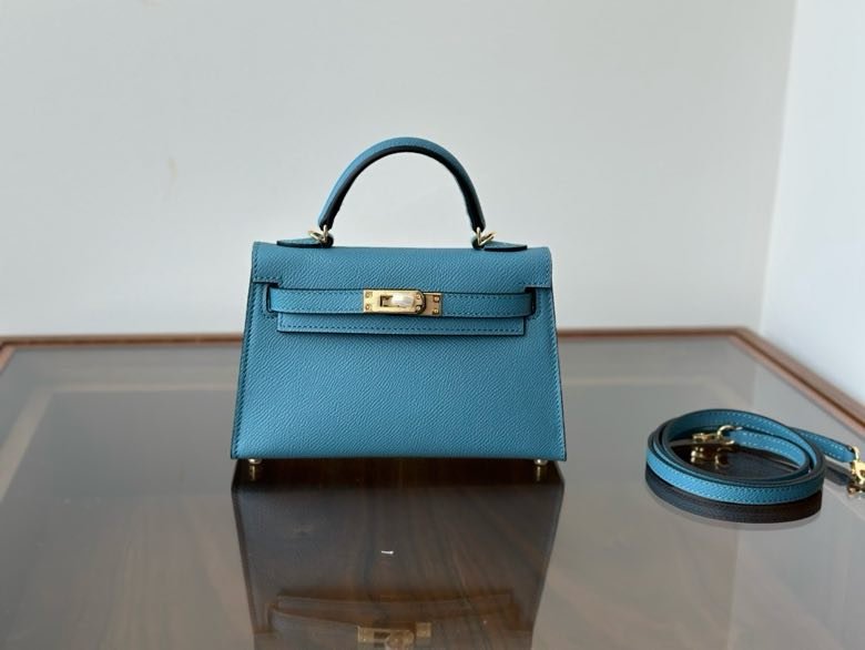 Hermès Kelly Mini 20 в коже Epsom фото 6