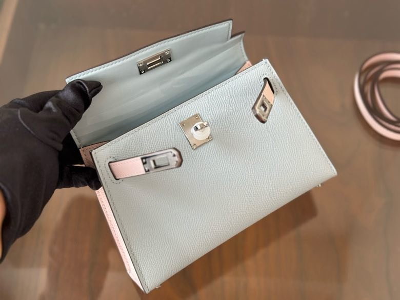 Hermès Kelly Mini 20 в коже Epsom фото 6