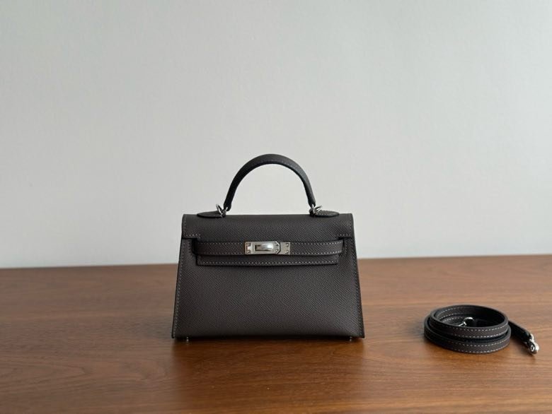 Hermès Kelly Mini 20 в коже Epsom фото 6