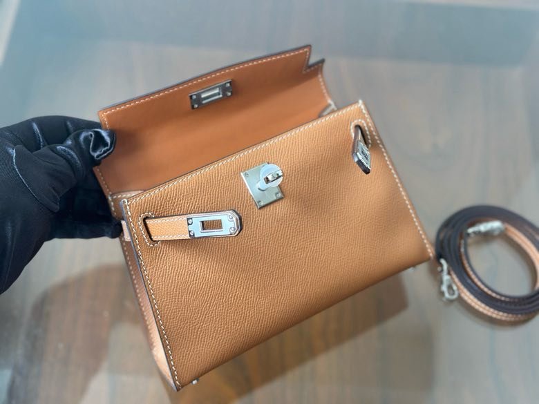 Hermès Kelly Mini 20 в коже Epsom фото 6