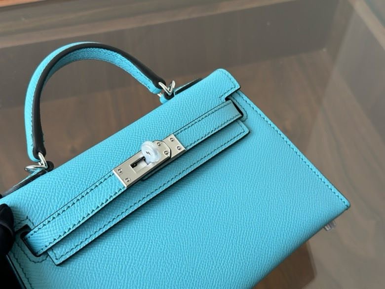 Hermès Kelly Mini 20 в коже Epsom фото 7