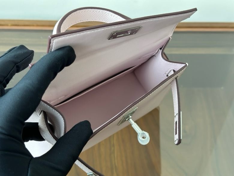 Hermès Kelly Mini 20 в коже Epsom фото 7