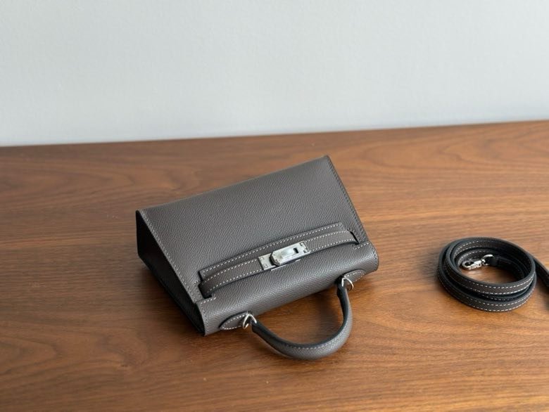 Hermès Kelly Mini 20 в коже Epsom фото 7