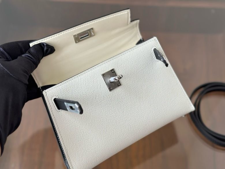Hermès Kelly Mini 20 в коже Epsom фото 7