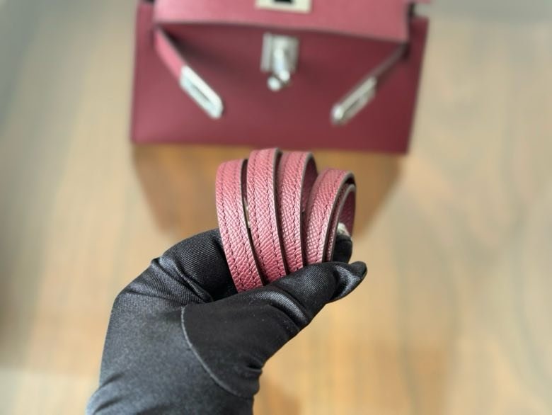 Hermès Kelly Mini 20 в коже Epsom фото 7