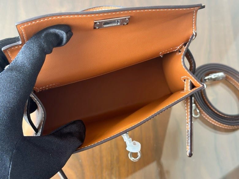 Hermès Kelly Mini 20 в коже Epsom фото 7