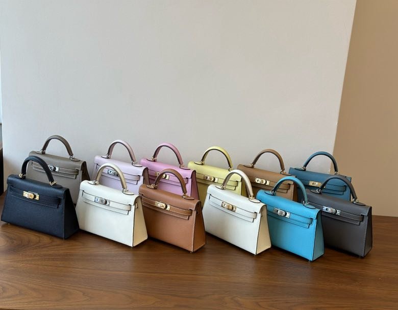 Hermès Kelly Mini 20 в коже Epsom фото 8