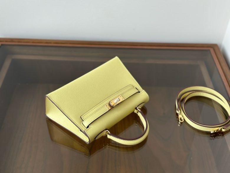 Hermès Kelly Mini 20 в коже Epsom фото 8