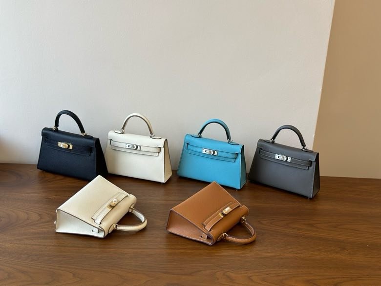 Hermès Kelly Mini 20 в коже Epsom фото 8