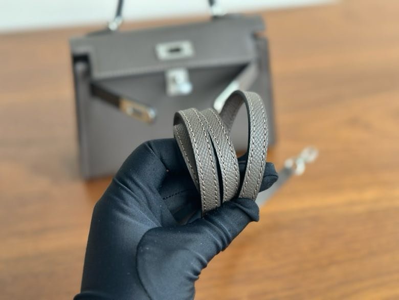 Hermès Kelly Mini 20 в коже Epsom фото 8