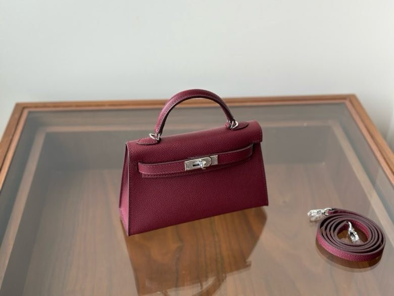 Hermès Kelly Mini 20 в коже Epsom фото 8