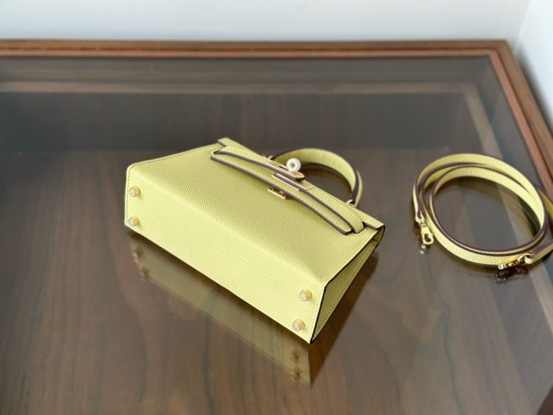 Hermès Kelly Mini 20 в коже Epsom фото 9