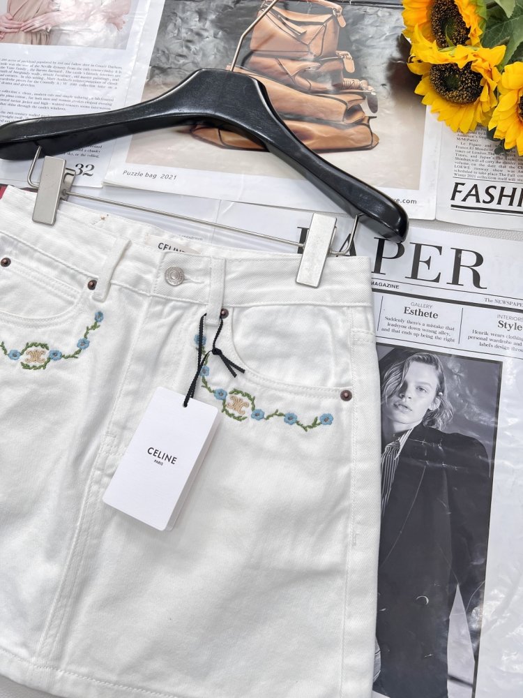 Юбка белая джинсовая фото 5