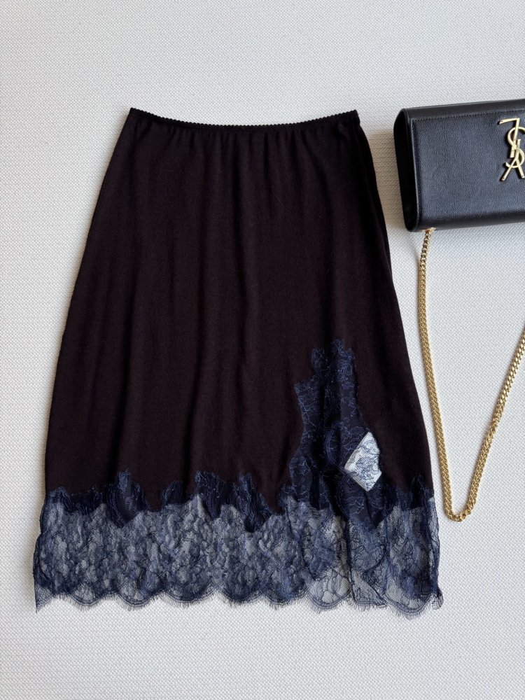 Юбка из кашемира и шелка