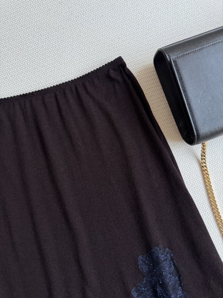 Юбка из кашемира и шелка фото 3