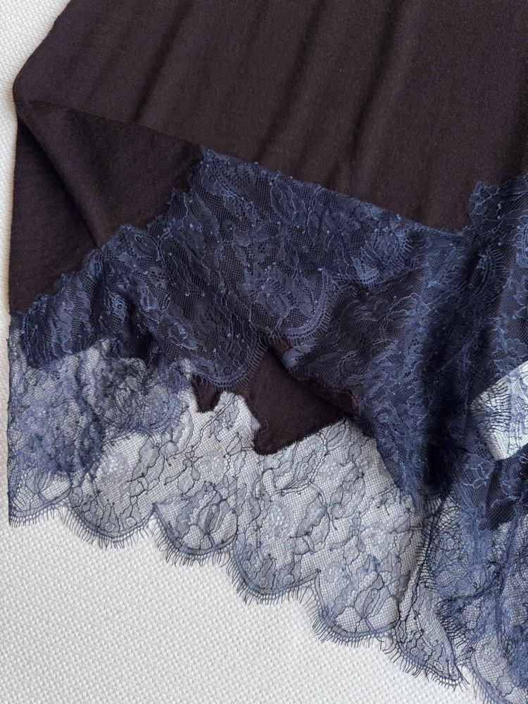 Юбка из кашемира и шелка фото 5