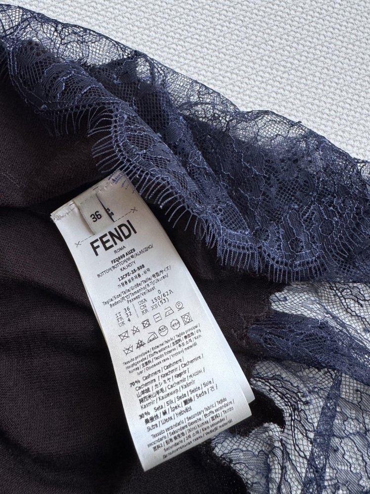 Юбка из кашемира и шелка фото 6