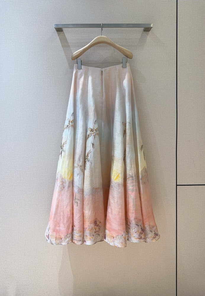 Спідниця з льону і шовку фото 4