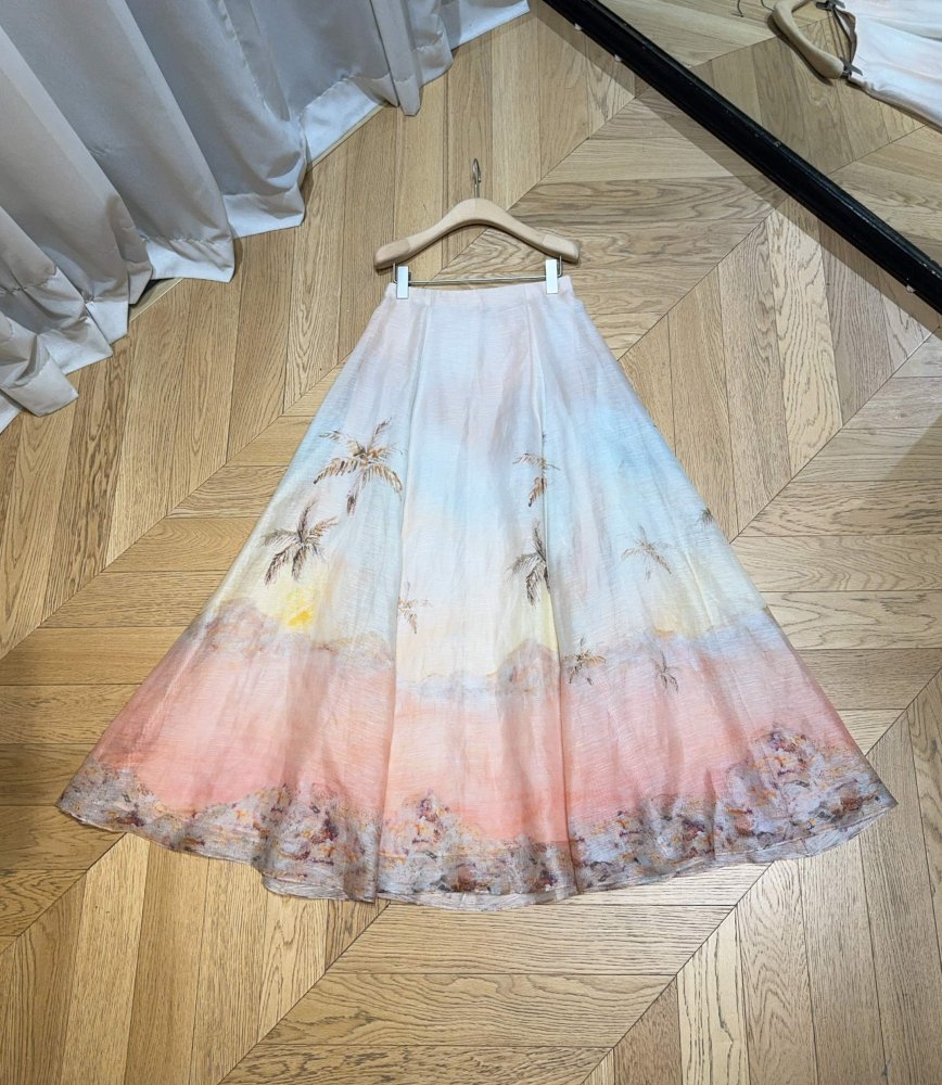 Спідниця з льону і шовку фото 8