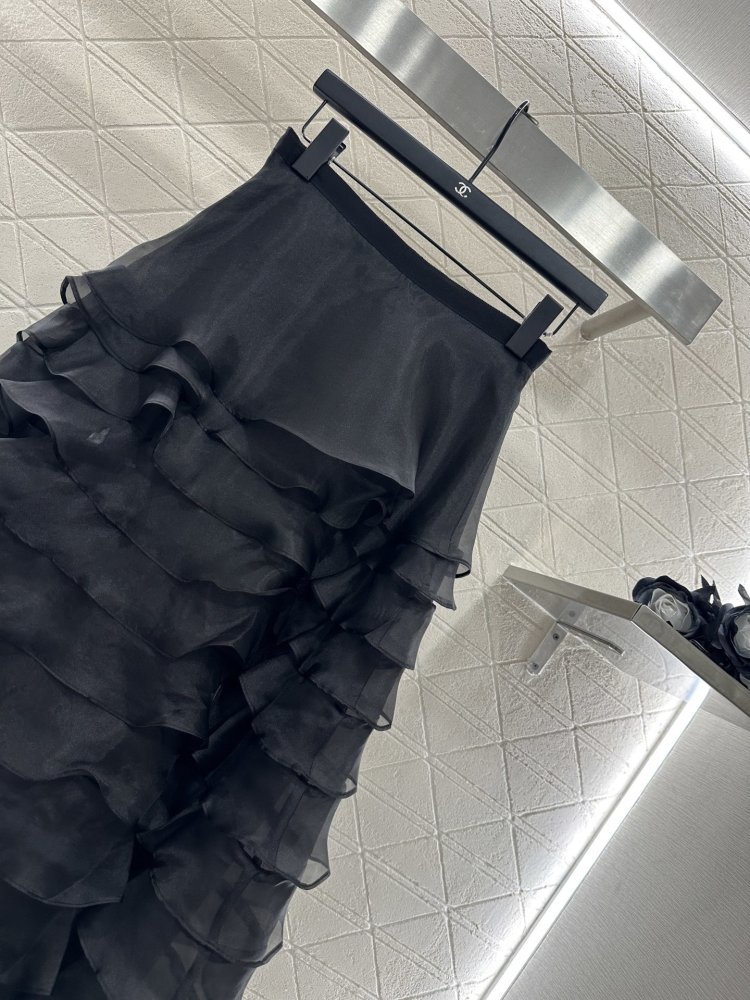 Юбка из многослойного тюля с высокой талией фото 3