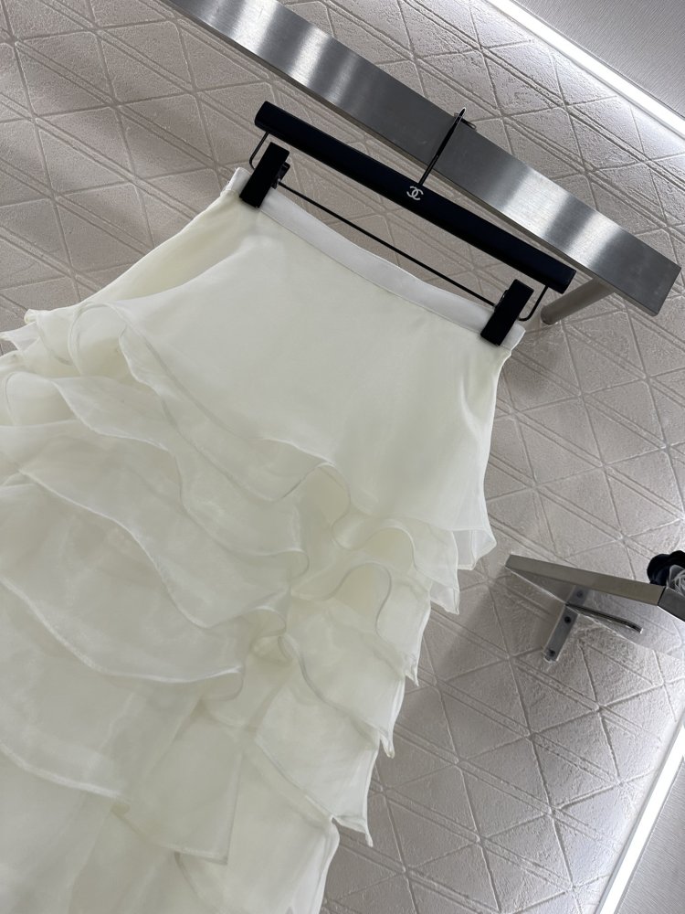 Юбка из многослойного тюля с высокой талией фото 5