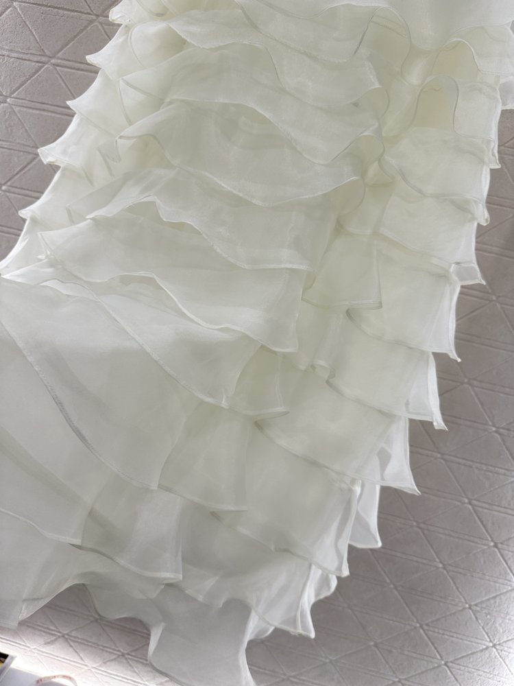 Юбка из многослойного тюля с высокой талией фото 6