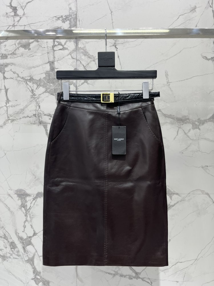Skirt leather