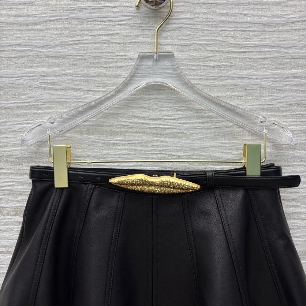 Юбка кожаная фото 2