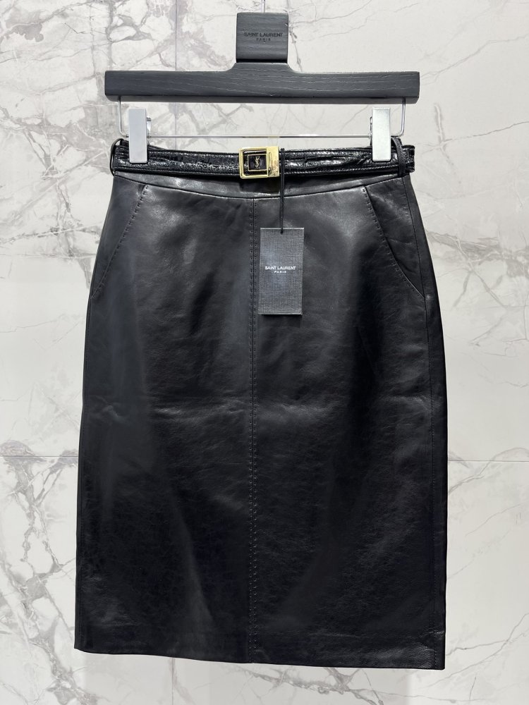 Skirt leather фото 2