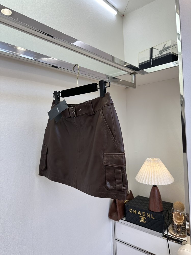 Skirt leather фото 2