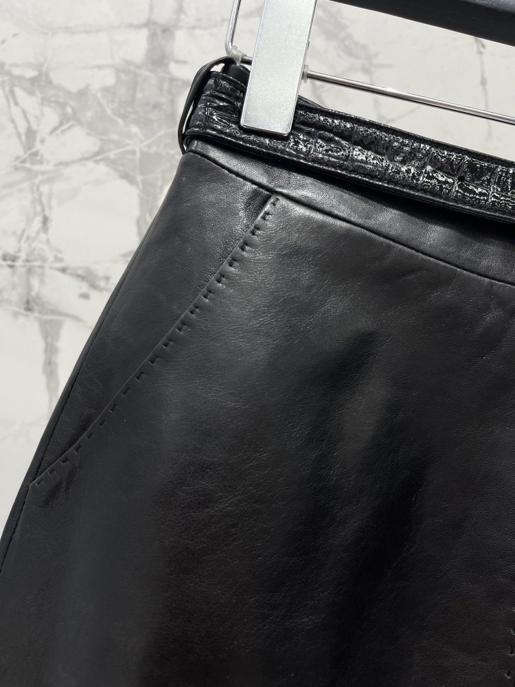 Skirt leather фото 3
