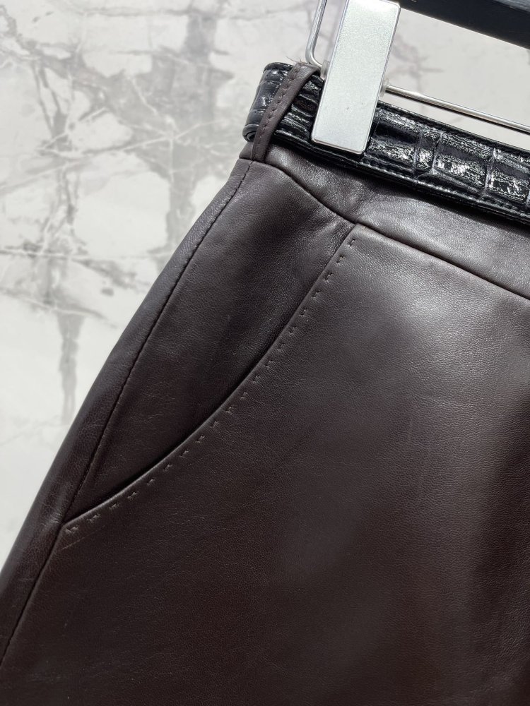 Skirt leather фото 3