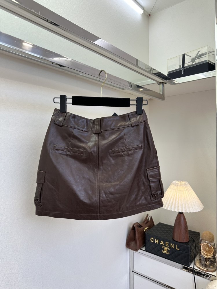 Skirt leather фото 3