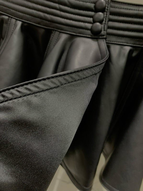 Юбка кожаная фото 4