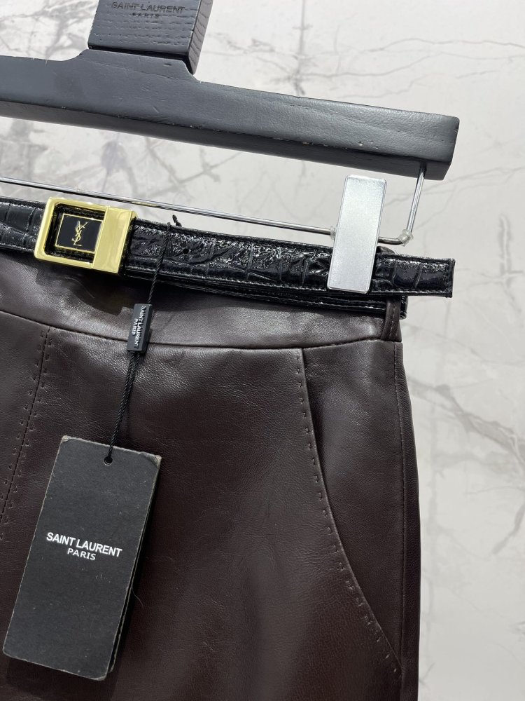 Skirt leather фото 4